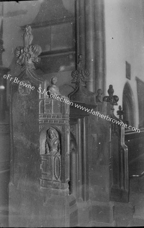 SS.PETER & PAUL BENCH ENDS (ROSARY) OF FOUNDERS